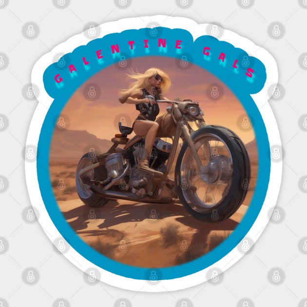 Galentines gal desert blast Sticker by sailorsam1805